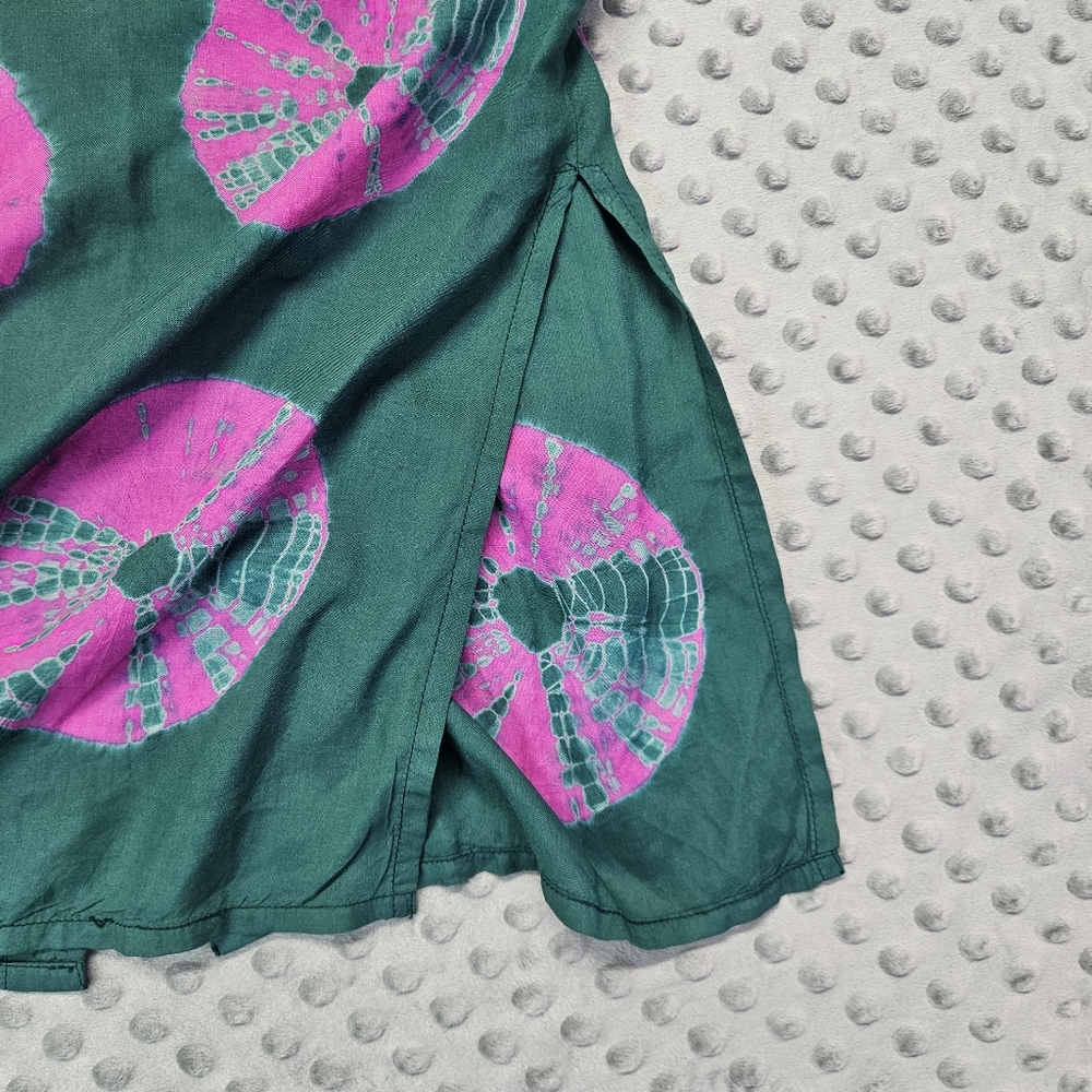Elan Sand Dollar‎ Button Down Shirt & Shorts in pink/green Sz. M Nwt - Picture 10 of 12